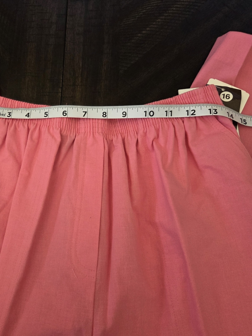 VTG Leslie Fay Haberdashery Pink Coral Trousers Size 16 NWT 90s High Waist - Picture 9 of 11